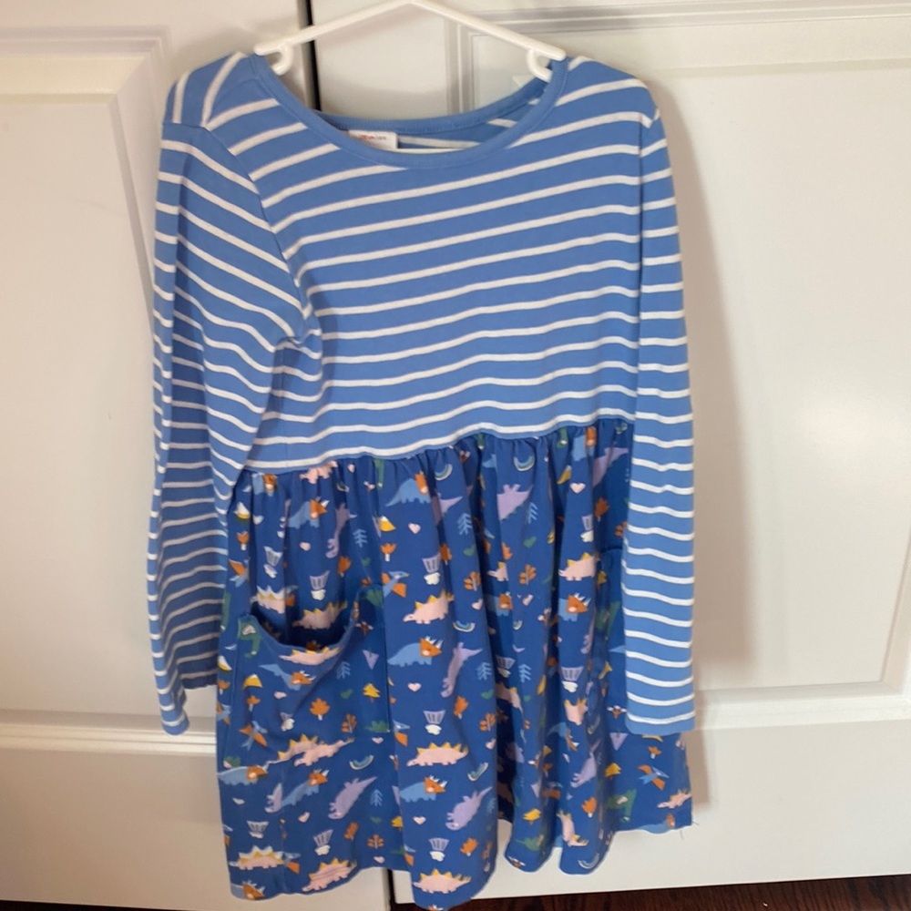 Hanna Andersson Mixie Dino Girl Play dress. Gently worn.